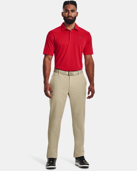 Men's UA Matchplay Tapered Pants in Brown image number 2